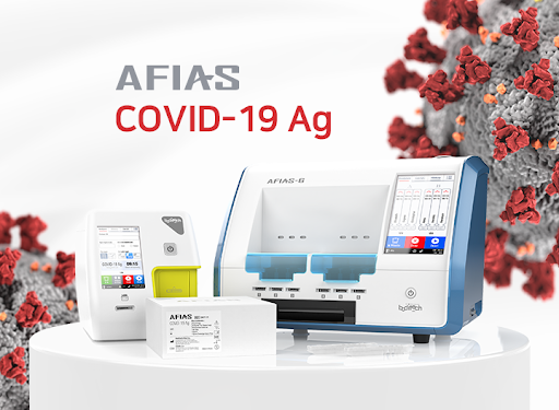 AFIAS-1 and AFIAS-6 COVID-19 Ag display