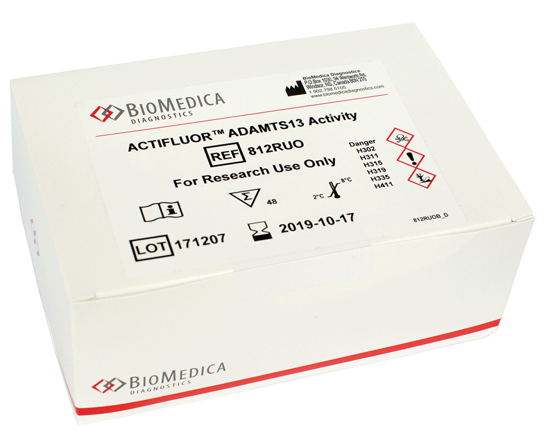Biomedica_Diagnostics-ACTIFLUOR_ADAMTS13 Thrombotic thrombocytopenia purpura Biomedica diagnostics kit