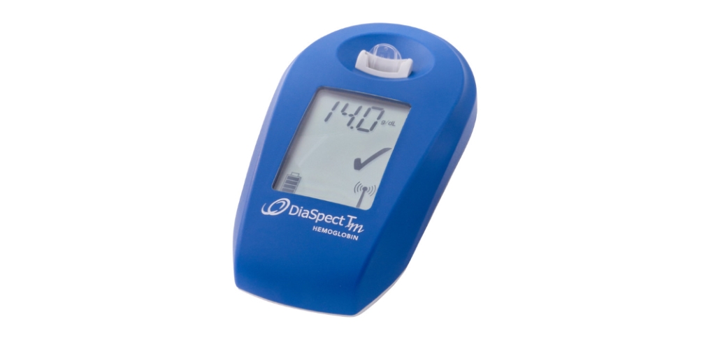 DiaSpect-Tm_web DiaSpect Tm hand-held Hemoglobin Analyzer product photo