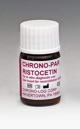 CHRONO-LOG bottle of Ristocetin
