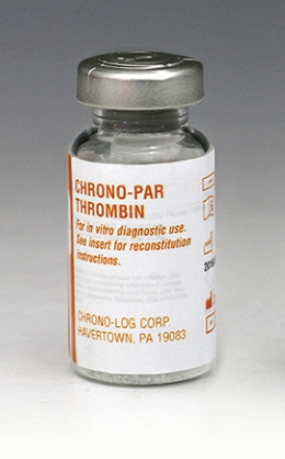 CHRONO-LOG bottle of Thrombin